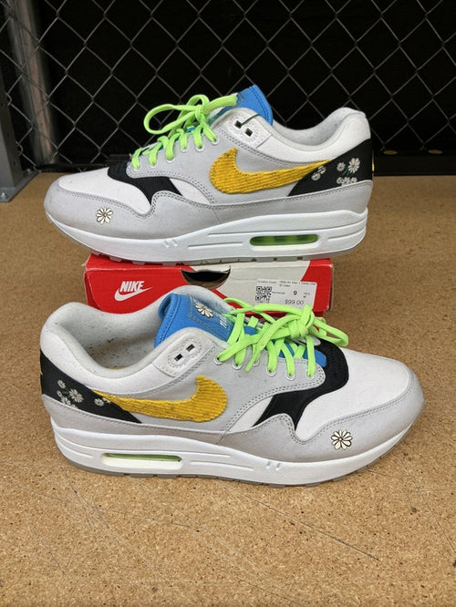 Nike Air Max 1 Daisy Men 9 Used - Sneakers - Jawns on Fire Sneakers & Shoes