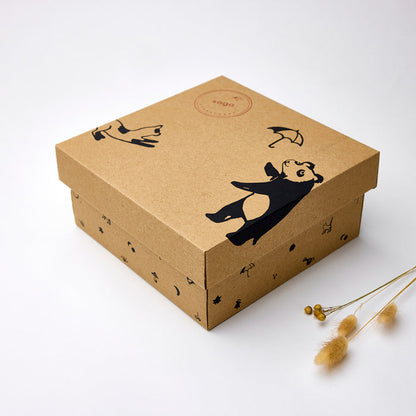 Luxury baby shower gift box by Saga Copenhagen for newborns and expecting parents