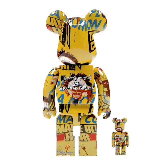Bearbrick Andy Warhol x Jean-Michel Basquiat 3 100% & 400% Set - Collectibles - Jawns on Fire Sneakers & Shoes