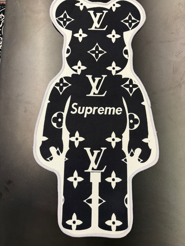 Black Supreme Bearbrick Carpet