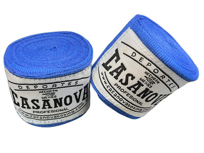 Casanova® Boxing Hand Wraps 180" - Blue