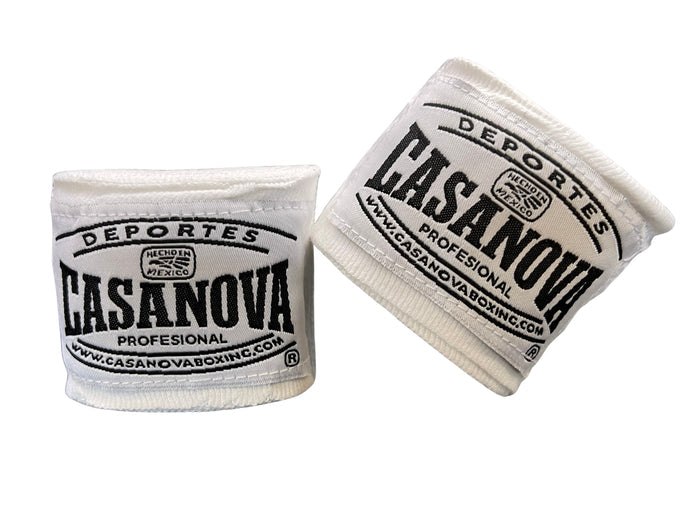 Casanova® Boxing Hand Wraps 180" - White