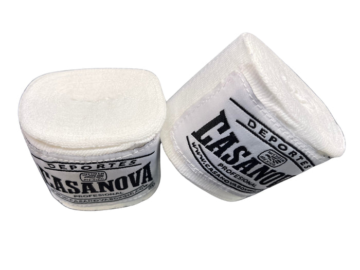 Casanova® Boxing Hand Wraps 180" - White