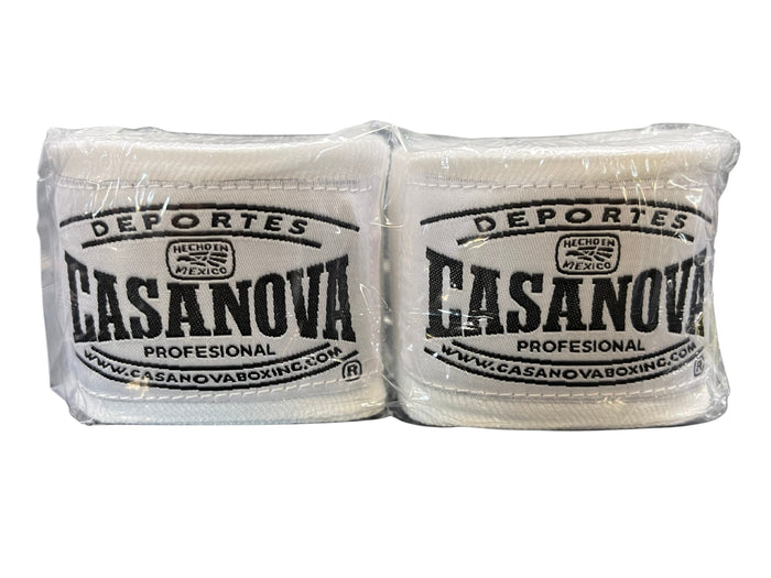 Casanova® Boxing Hand Wraps 180" - White