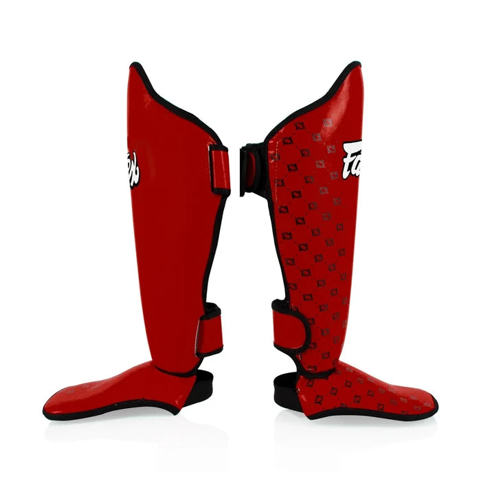 Fairtex® Shin Guards - SP5 Competition Muay Thai (Red)