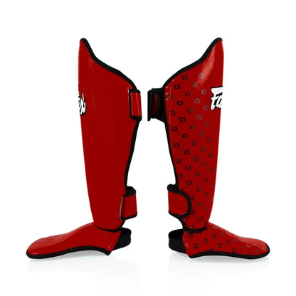 Fairtex® Shin Guards - SP5 Competition Muay Thai (Red)