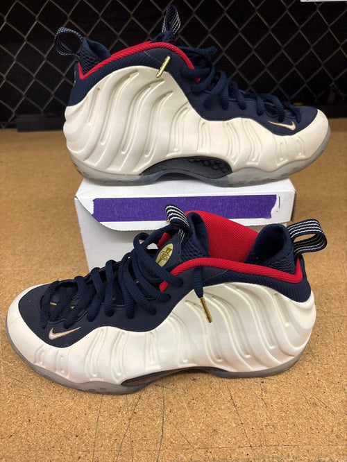 Nike Foamposite Olympic Mens 9 Used -No Box - Sneakers - Jawns on Fire Sneakers & Shoes