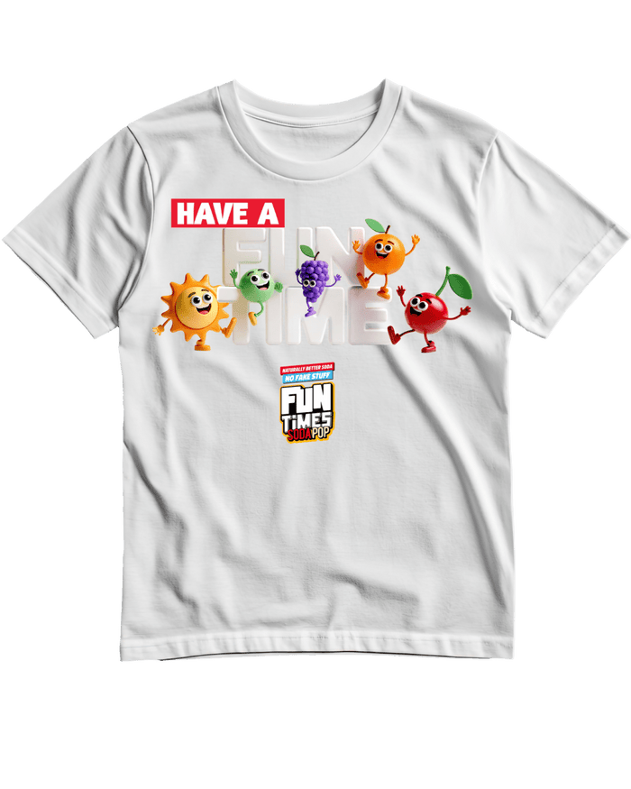 Fun Time Soda Pop Have A Fun Time T-Shirt - T-Shirt - Jawns on Fire Sneakers & Shoes