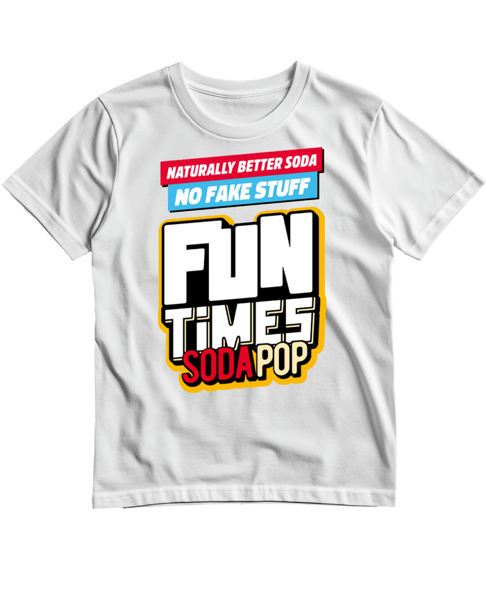 Fun Time Soda Pop Logo T-Shirt - T-Shirt - Jawns on Fire Sneakers & Shoes