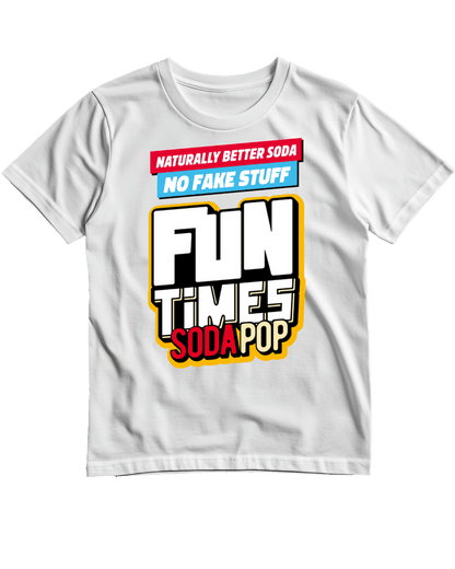Fun Time Soda Pop Logo T-Shirt - T-Shirt - Jawns on Fire Sneakers & Shoes