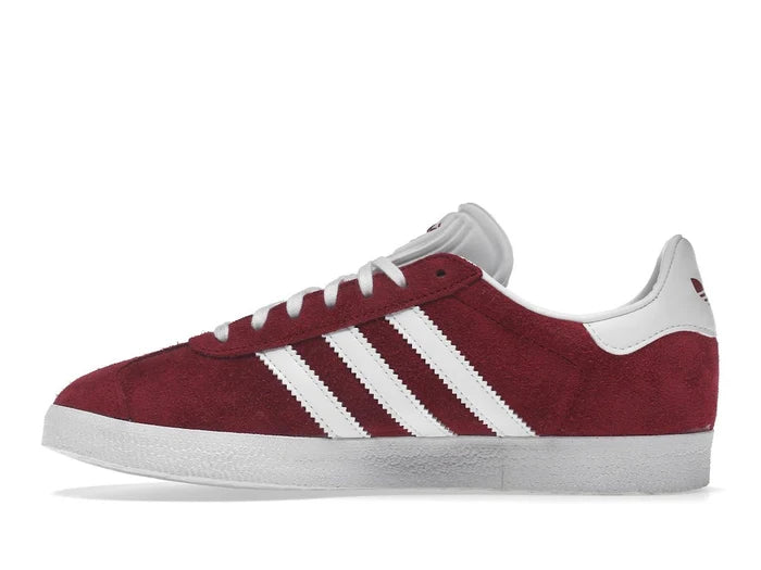 adidas Gazelle Collegiate Burgundy White - Sneakers - Jawns on Fire Sneakers & Shoes