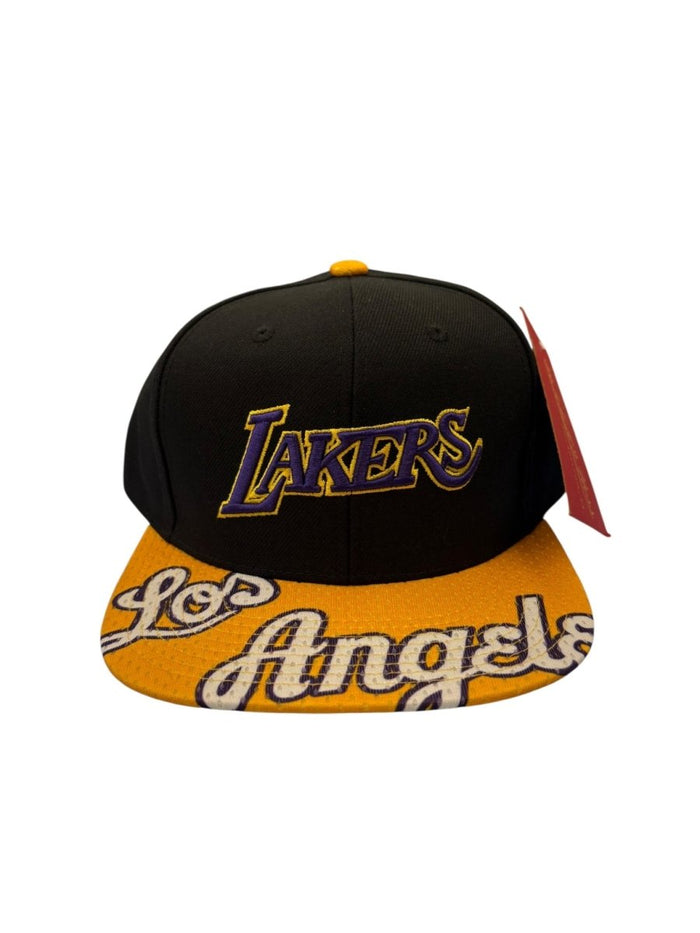 Los Angeles Lakers Black Snapback Hat - Clothing Accessory - Jawns on Fire Sneakers & Shoes