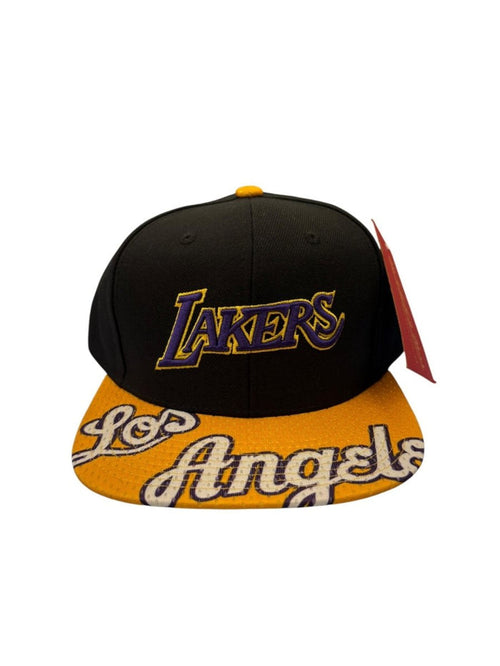 Los Angeles Lakers Black Snapback Hat - Clothing Accessory - Jawns on Fire Sneakers & Shoes