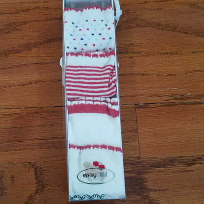 Mayoral 4pk girls red socks box set