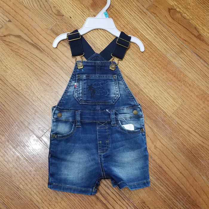 Mayoral Denim Short Bibs