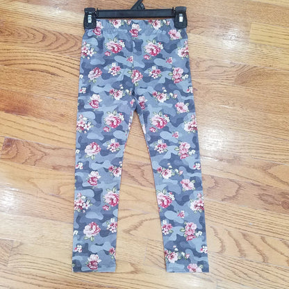 Mayoral Gray Camo Floral Leggings