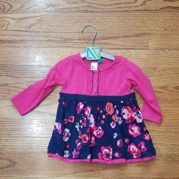 Noruk Pink Floral Baby Tunic