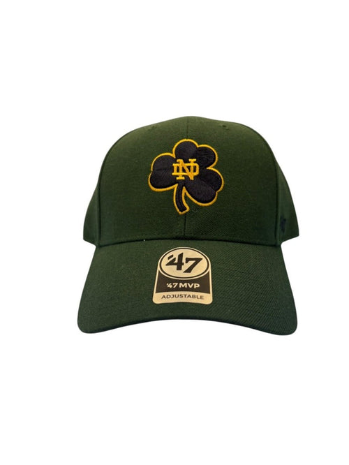 Notre Dame Green Clover Snapback Hat - Clothing Accessory - Jawns on Fire Sneakers & Shoes