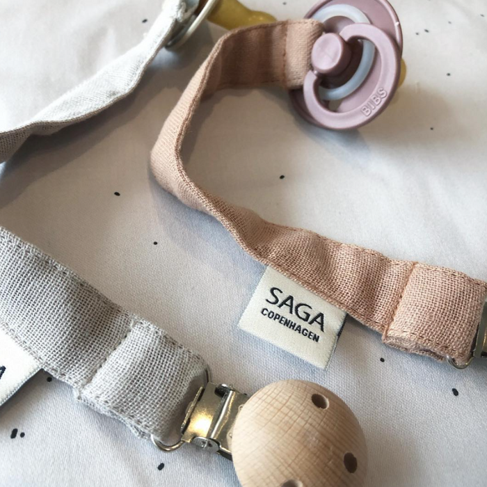 Pacifier Clip - Pala - Clay