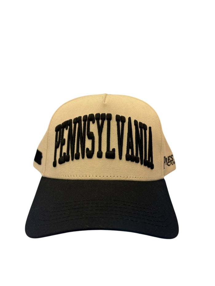 Pennslyvania Cream Snapback Hat - Clothing Accessory - Jawns on Fire Sneakers & Shoes