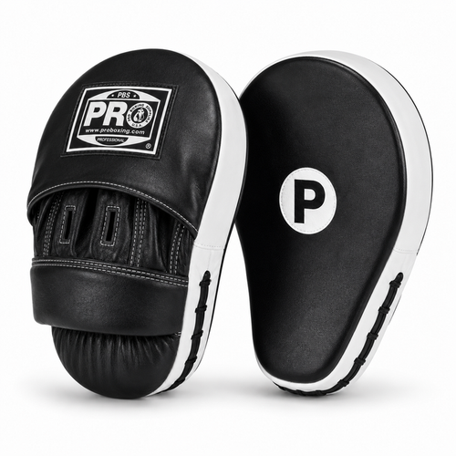 ProBoxing® Deluxe Focus Mitts - Black & White Trim