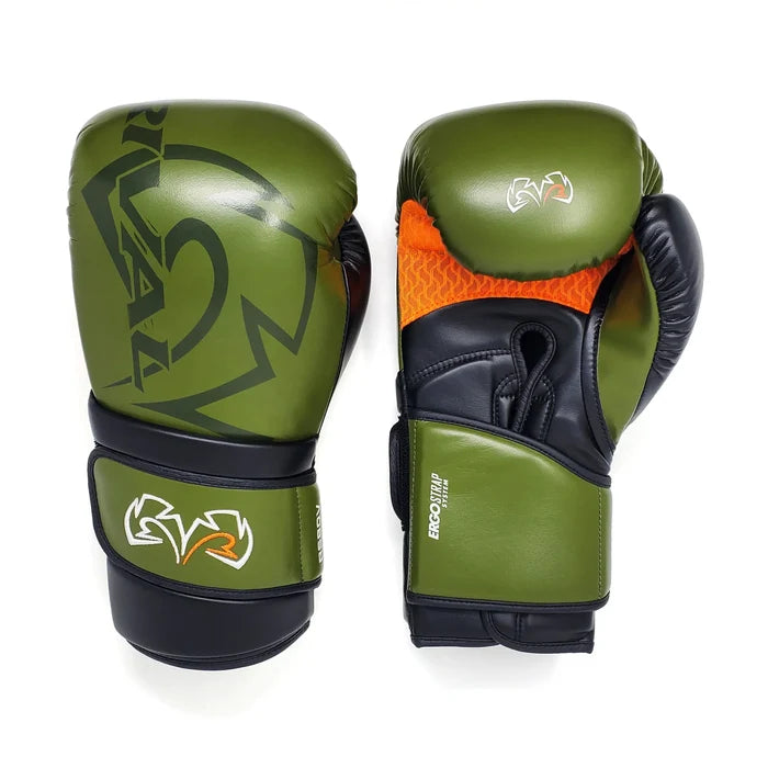 Rival RS80V Impulse Sparring Gloves - Green & Black