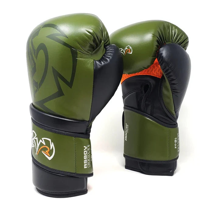 Rival RS80V Impulse Sparring Gloves - Green & Black