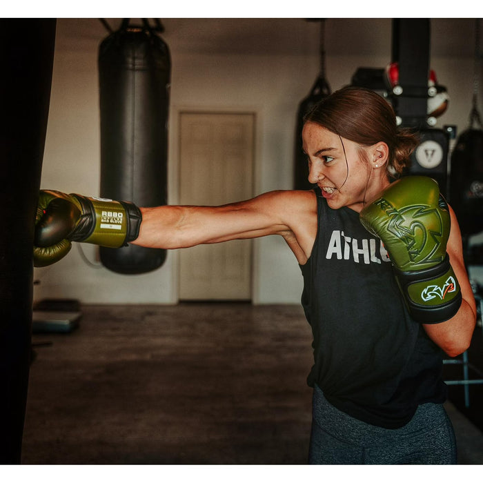 Rival RS80V Impulse Sparring Gloves - Green & Black
