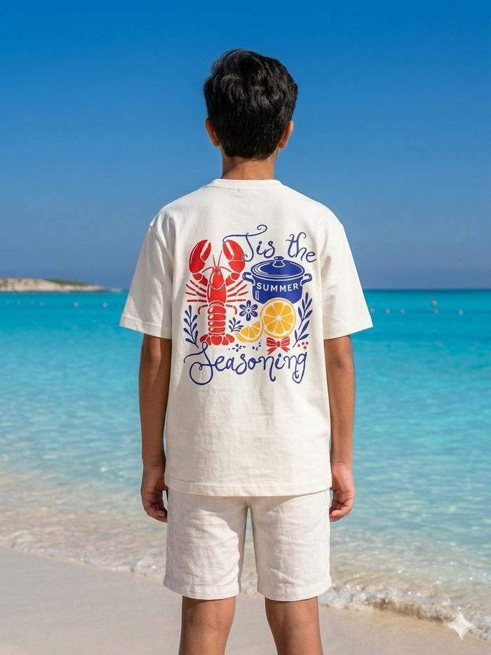 Sea Crab - T-shirt Oversize  (Kids Unisex)