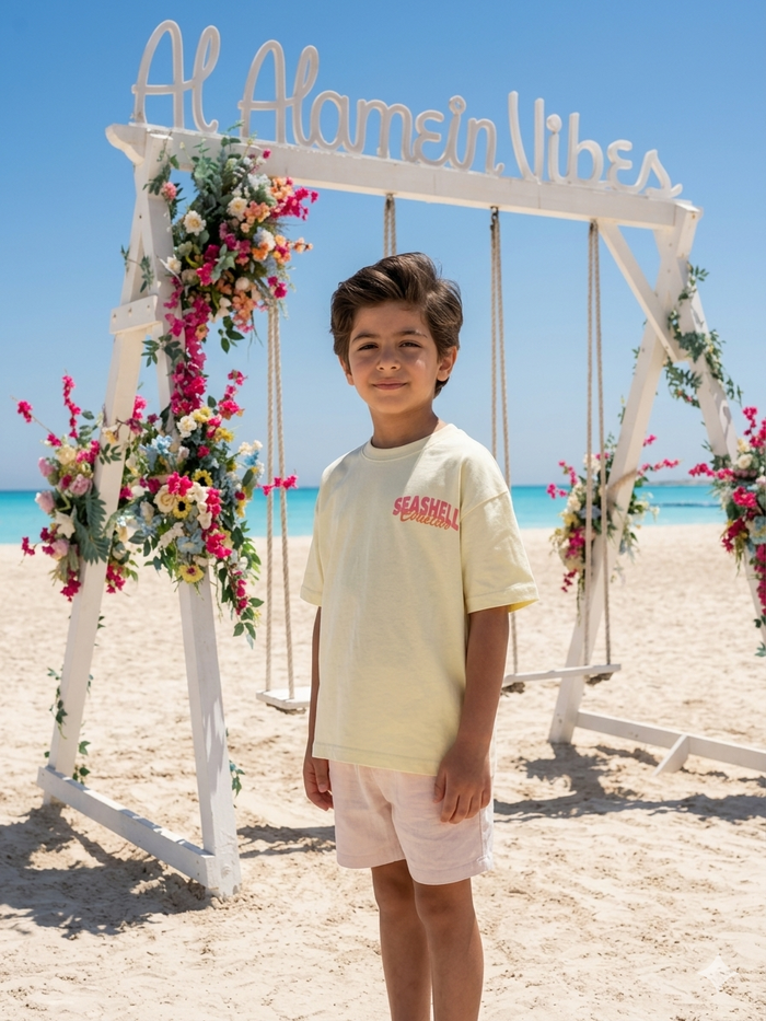 Seashel - T-shirt Oversize  (Kids Unisex)