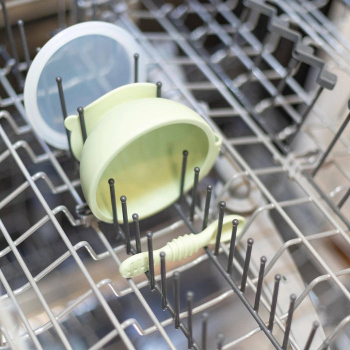 Silicone First Feeding Set: Sage