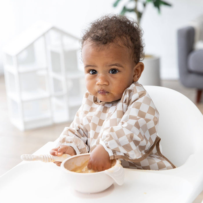 Silicone First Feeding Set: Sand