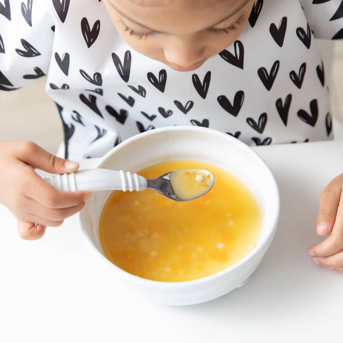 Silicone Grip Bowl: Marble