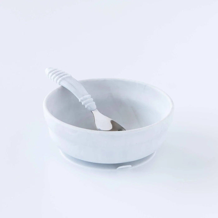 Silicone Grip Bowl: Marble