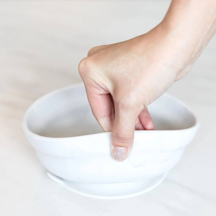 Silicone Grip Bowl: Marble