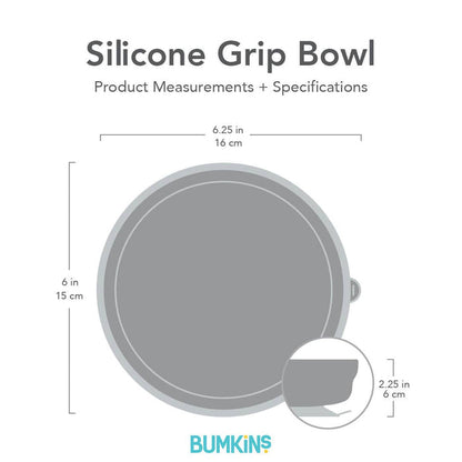 Silicone Grip Bowl: Sage