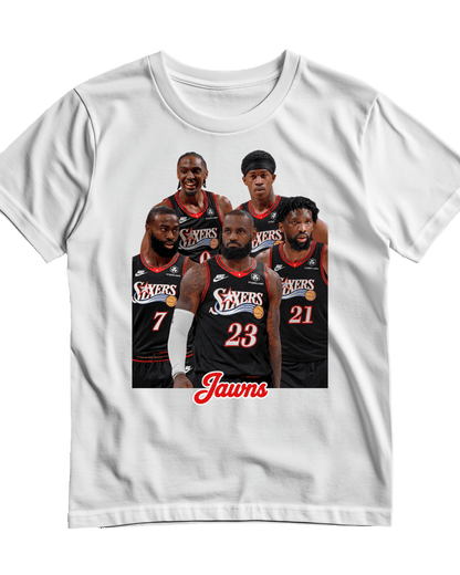 Sixers Squad - Only Jawns T-Shirt - T-Shirt - Jawns on Fire Sneakers & Shoes