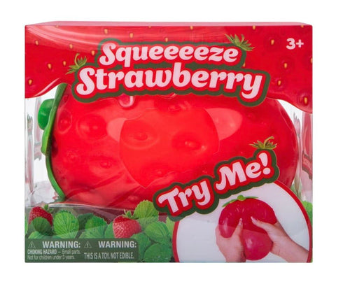 Squeezy Strawberry - Sensory Toys - Jawns on Fire Sneakers & Shoes