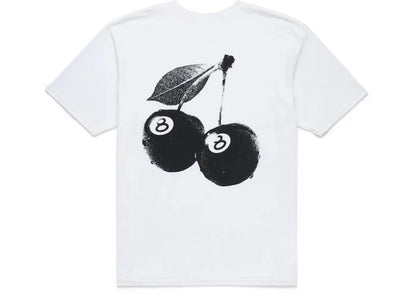 Stussy Cherries Tee White - Clothing - Mens - Jawns on Fire Sneakers & Shoes