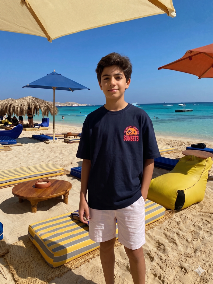 Sun Sets  - T-shirt Oversize  (Kids Unisex)