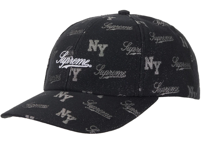 Supreme Monogram 6-Panel Black - Clothing Accessory - Jawns on Fire Sneakers & Shoes