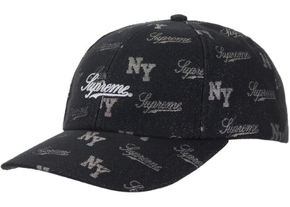 Supreme Monogram 6-Panel Black - Clothing Accessory - Jawns on Fire Sneakers & Shoes