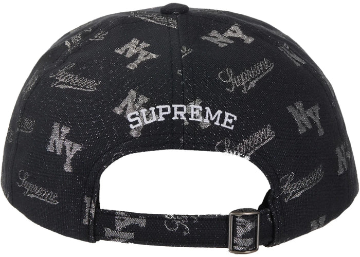 Supreme Monogram 6-Panel Black - Clothing Accessory - Jawns on Fire Sneakers & Shoes