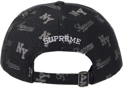 Supreme Monogram 6-Panel Black - Clothing Accessory - Jawns on Fire Sneakers & Shoes