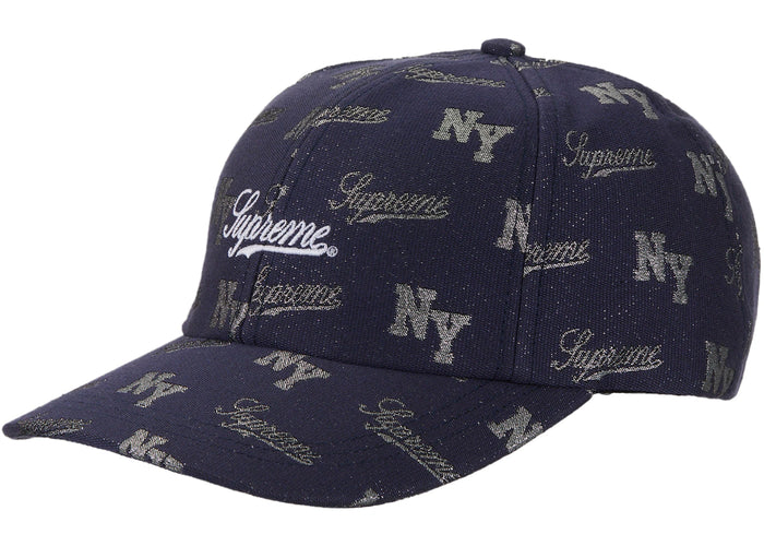 Supreme Monogram 6-Panel Navy