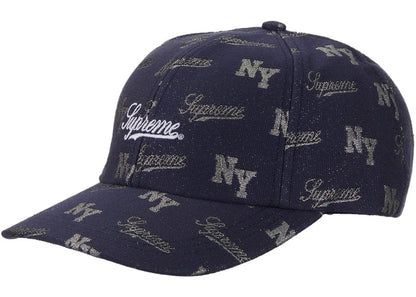 Supreme Monogram 6-Panel Navy
