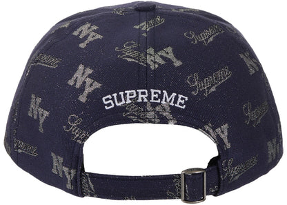 Supreme Monogram 6-Panel Navy