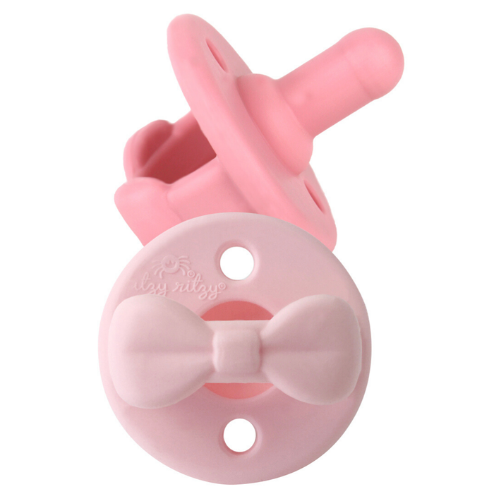Sweetie Soother™ Pacifier Sets (2-pack)-Pink Bows