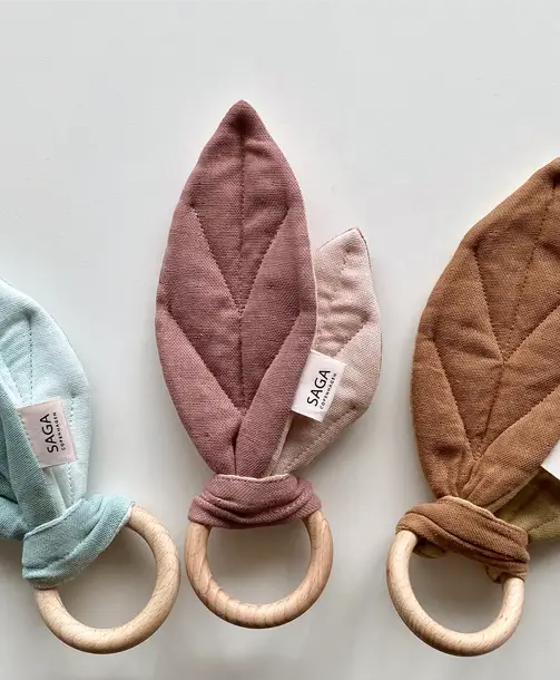 Teething Leaf - Blaoa - Mix Rose