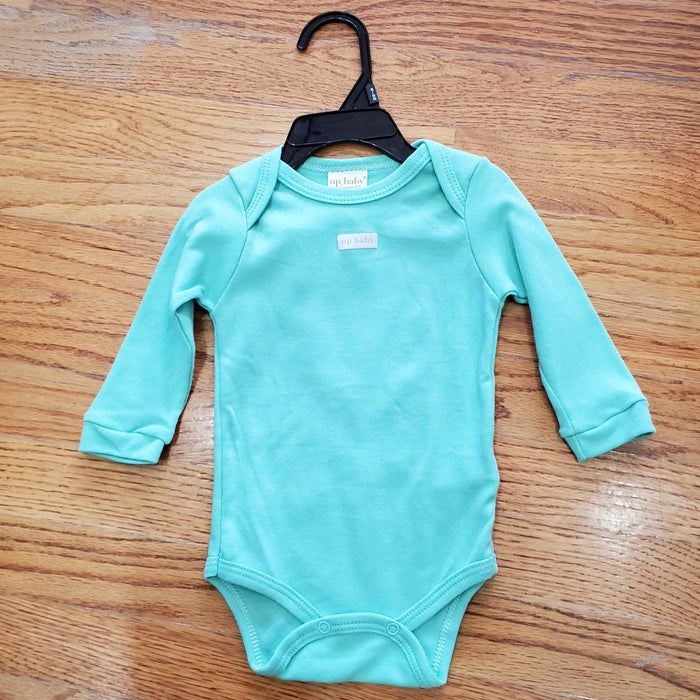 Up Baby Mint long sleeve Onesie